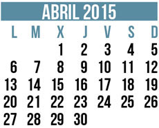 ABRIL CALENDARIO